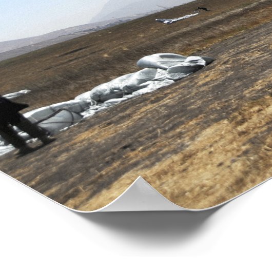 Poster Jumeaux de parachute libre (Coin)