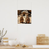 Poster Jumeaux Quokka australiens (Cuisine)