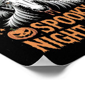 Poster Juments de nuit effrayante Halloween Cheval (Coin)