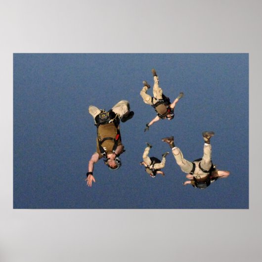 Poster Jumpers aéroportés (Devant)