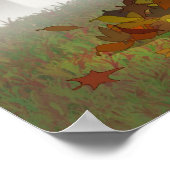 poster "Jumping into Leaves" (Hoek)