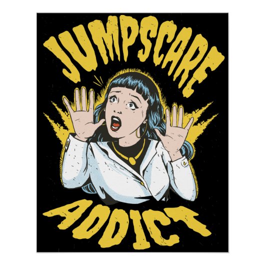 Poster Jumpscare Addict (Devant)