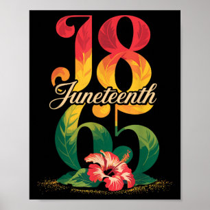 Poster Junetee 1865, Femme noire