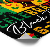Poster Juneteenth célébrant la liberté noire Juneteenth (Coin)