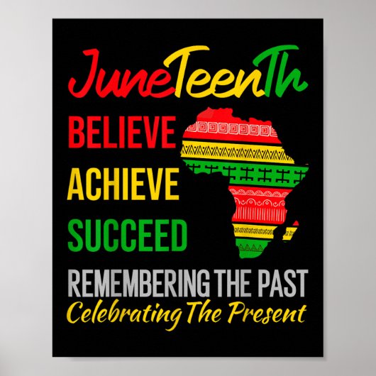 Poster Juneteenth est mon jour d'indépendance africain 18 (Devant)