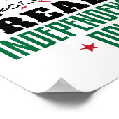 Poster Juneteenth La véritable fête de l'indépendance (Coin)