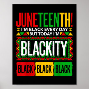 Poster Junetten Blackity Histoire noire Femmes africaines