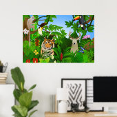 Poster Jungle (Bureau à domicile)