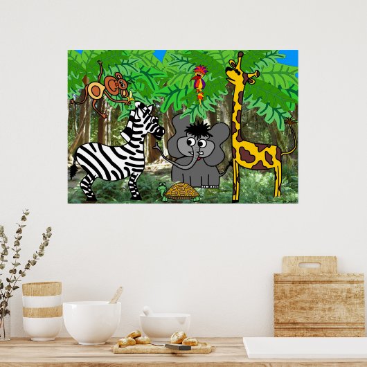 Poster Jungle (Cuisine)