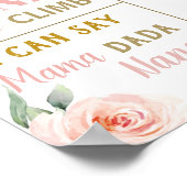 Poster Jungle Animaux 1er Anniversaire Jalon Statistiques (Coin)