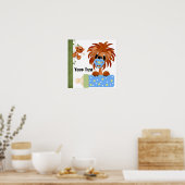 Poster Jungle Babies 2 Imprimer (Cuisine)