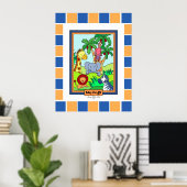 Poster Jungle Bébé 28 Personnalisé 2 (Bureau à domicile)