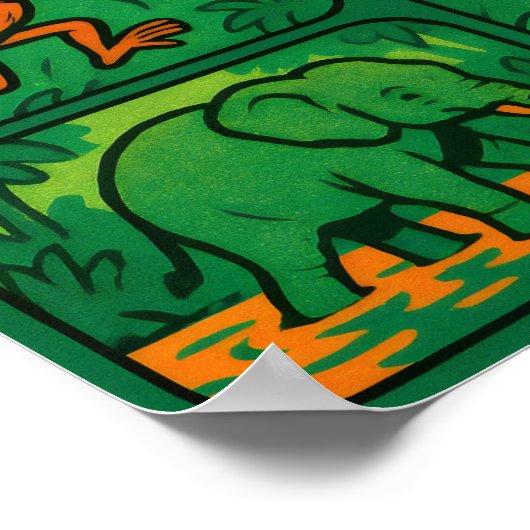 Poster Jungle Comic Fun (Coin)