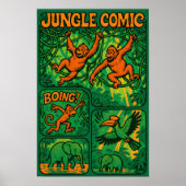 Poster Jungle Comic Fun (Devant)