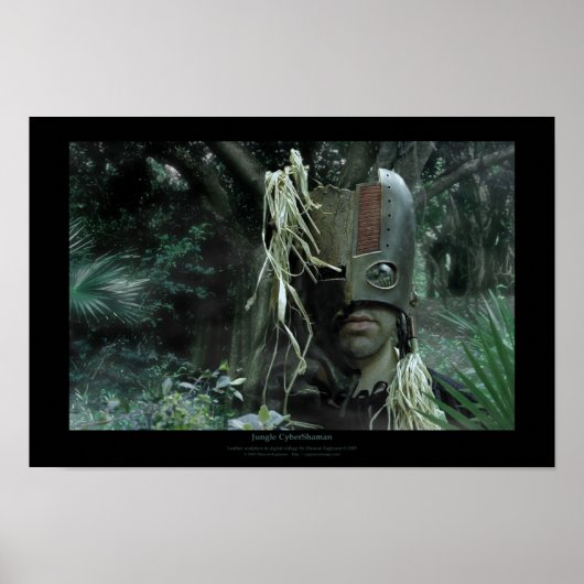 Poster Jungle CyberShaman (Devant)
