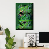 Poster Jungle De L'Esprit (Bureau à domicile)