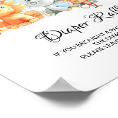 Poster Jungle Diaper Raffle Sign  (Coin)