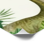 Poster Jungle Dinosaur Roar Welcome Birthday Sign (Coin)