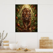 Poster Jungle du Tigre de Chocolat (Cuisine)