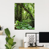 Poster Jungle hawaïenne (Bureau à domicile)