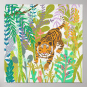 Poster Jungle Roar - Tigre (Devant)