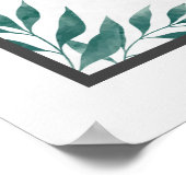 Poster Jungle Safari Baby Shower Sauvage (Coin)