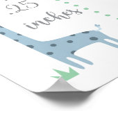 Poster Jungle Safari Baby Stats (Coin)