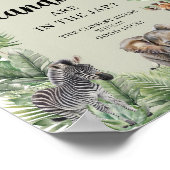 Poster Jungle Safari Combien de bonbons sont dans le jeu (Coin)