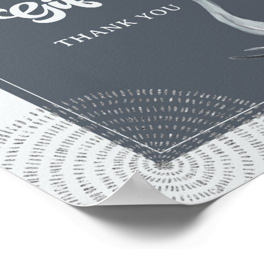 Poster Jungle Safari Elephant Cartes et Cadeaux Baby show (Coin)