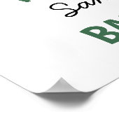 Poster Jungle tropicale Safari Animaux Verdure Bienvenue (Coin)