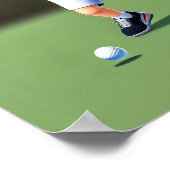 Poster Junior Boys Golf Art Imprimer (Coin)