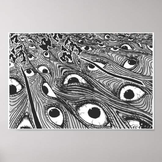 Poster Junji Ito Eyes (Devant)