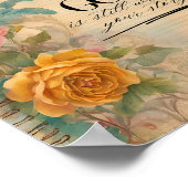 Poster Junk Journal Dieu écrit toujours ton histoire (Coin)