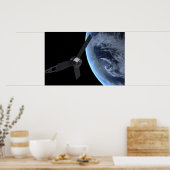 Poster Juno Spacecraft Pendant Son Vol Sur Terre (Cuisine)