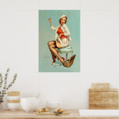 Poster Jupe à point compté couture style vintage (Cuisine)