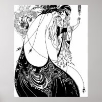 Jupe Peacock Beardsley Nouveau
