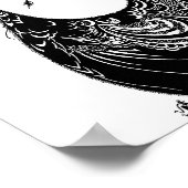 Poster Jupe Peacock Beardsley Nouveau (Coin)