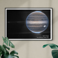 Jupiter en infrarouge, télescope spatial James Web