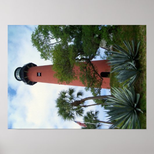 Poster Jupiter Inlet Lighthouse & Museum Jupiter Floride (Devant)