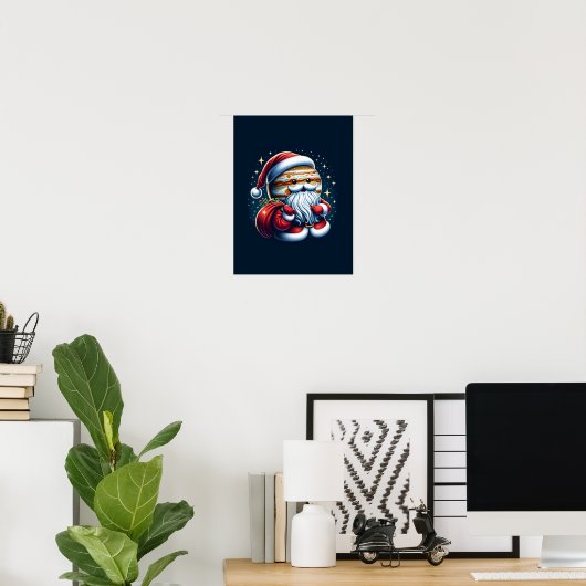 Poster Jupiter Jolly Old St. Nick Santa Claus Astrologie (Bureau à domicile)
