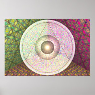 Poster Jupiter, Saturne Et Uranus Par Martineau