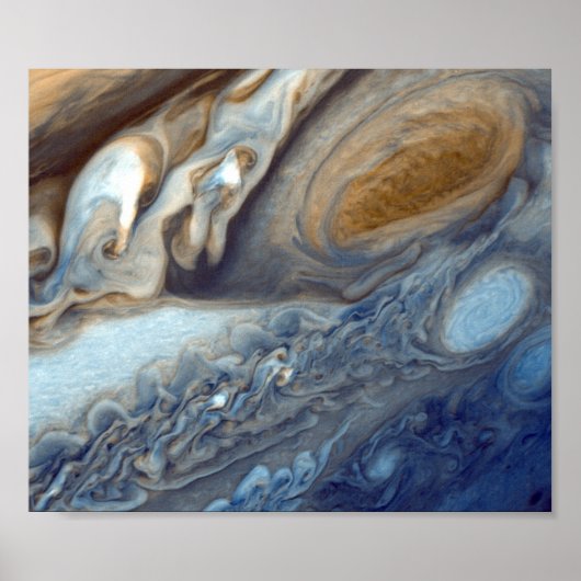 Poster Jupiter Swirls de la NASA (Devant)