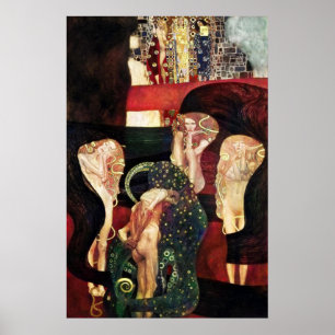 Poster Jurisprudence — Gustav Klimt (AI Colorisé)