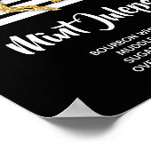 Poster Jus à la menthe Gold Horse Derby (Coin)