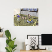 Poster Jus de souris d'éléphant (Bureau à domicile)