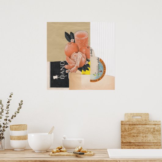 Poster Jus d'orange (Cuisine)