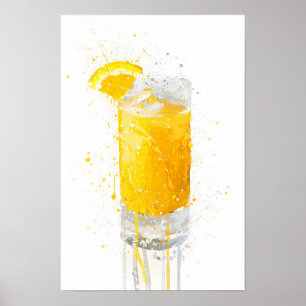 Poster Jus d'orange