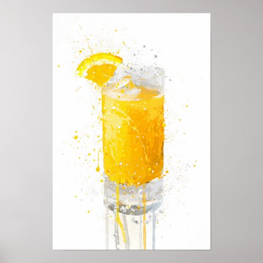 Poster Jus d'orange (Devant)
