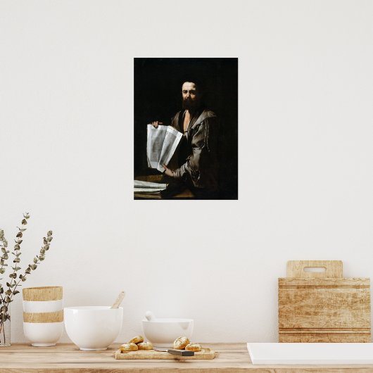 Poster Jusepe de Ribera Euclid (Cuisine)