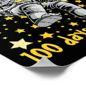 Poster Jusqu'À 100 Jours D'École 100E Jour L'astronaute E (Coin)